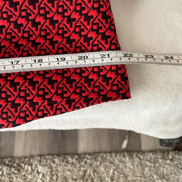 Sans Souci Dress Size Medium Burnt Orange and Black - Picture 7 of 8